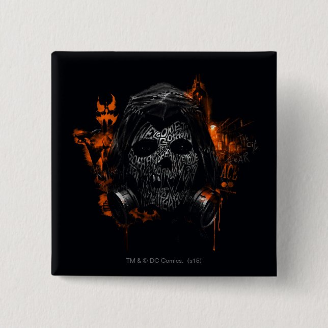 Scarecrow - Willkommen in Gotham City Button (Vorderseite)