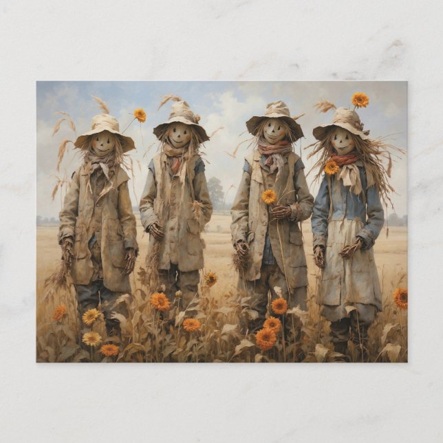 Scarecrows Postcard Postkarte (Vorderseite)