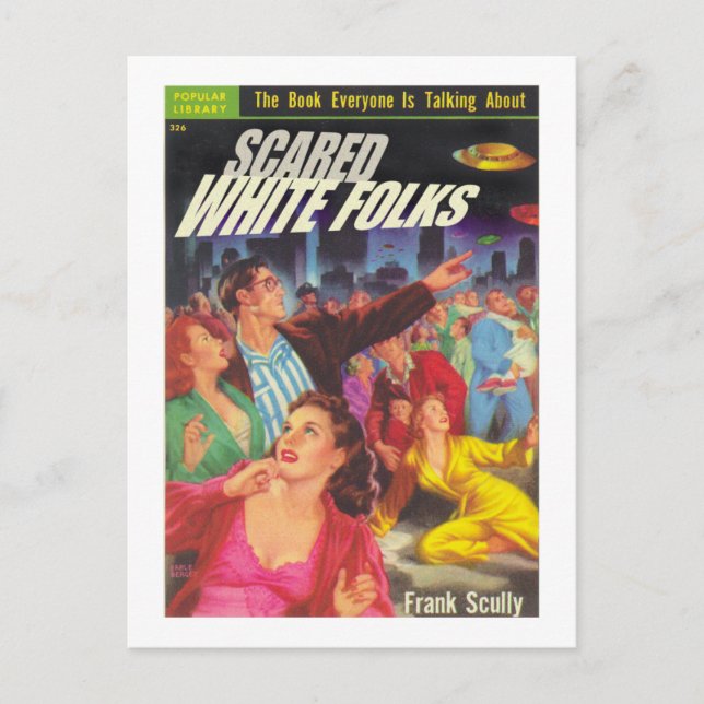 Scared White Folks Postkarte (Vorderseite)