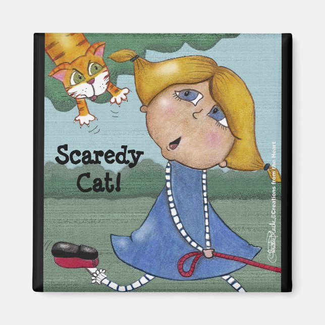 Scaredy Cat Magnet (Vorne)
