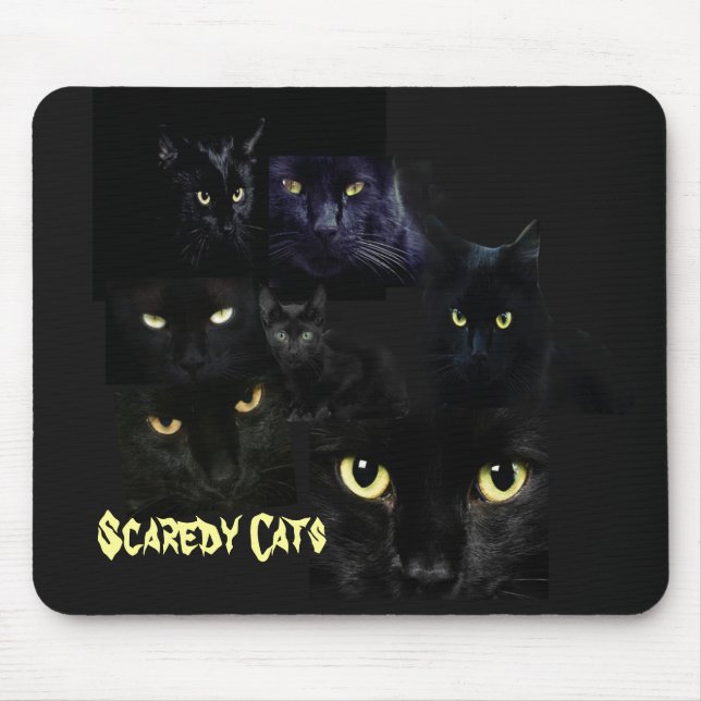 Scaredy Katzen Mousepad (Vorne)