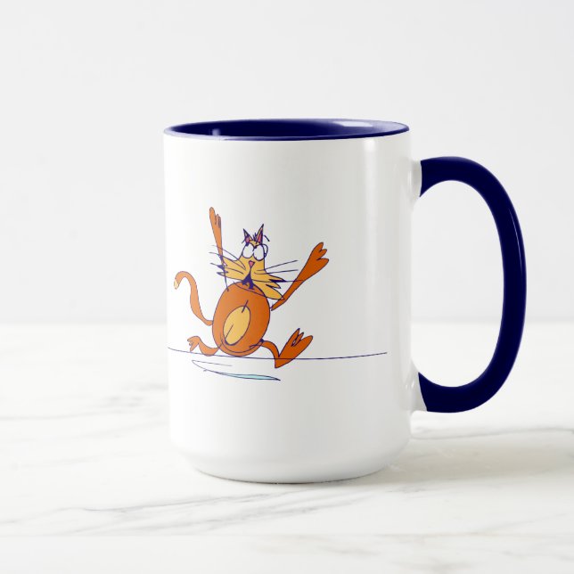 Scaredy Katzen-Tasse Tasse (Rechts)