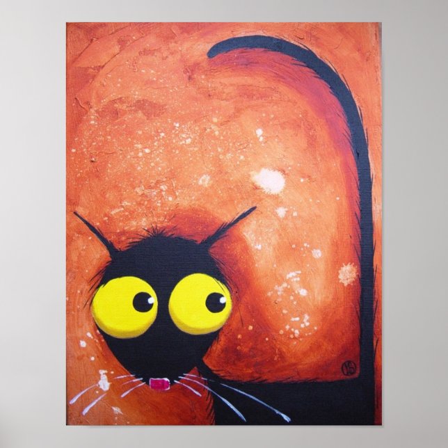 Scaredy Stressie Cat Poster (Vorne)