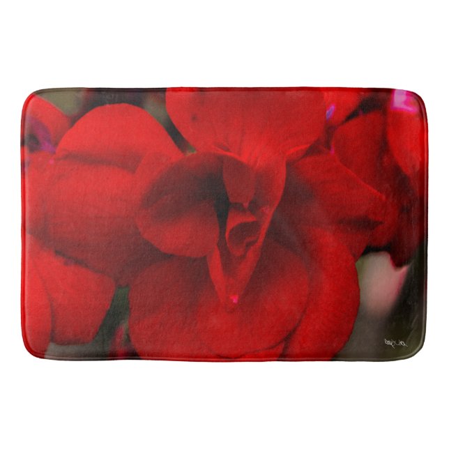 Scarlet Begonias Badematte (Vorderseite)