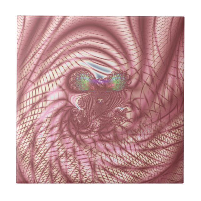 Scarlet Bird Fliese (Vorderseite)