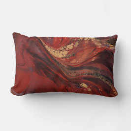 Scarlet Expressions Throw Pillow Lendenkissen