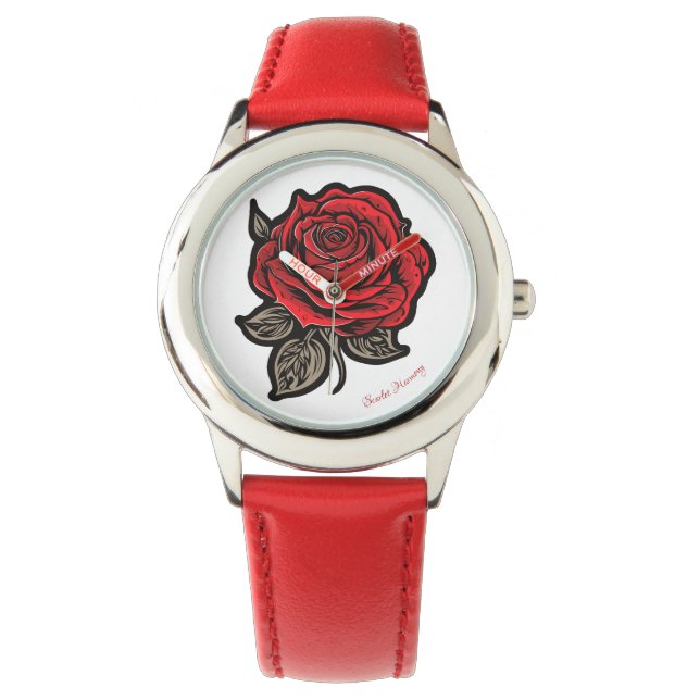 Scarlet Harmony Armbanduhr (Vorderseite)