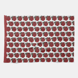 Scarlet Harmony Geschirrtuch