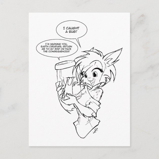 Scarlet Jar Postkarte (Vorderseite)