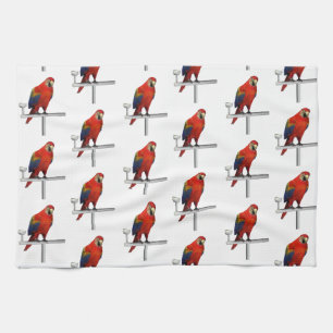 Scarlet Macaw Geschirrtuch