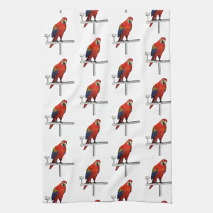 Scarlet Macaw Geschirrtuch