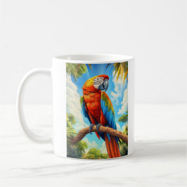 Scarlet Macaw Kaffeetasse