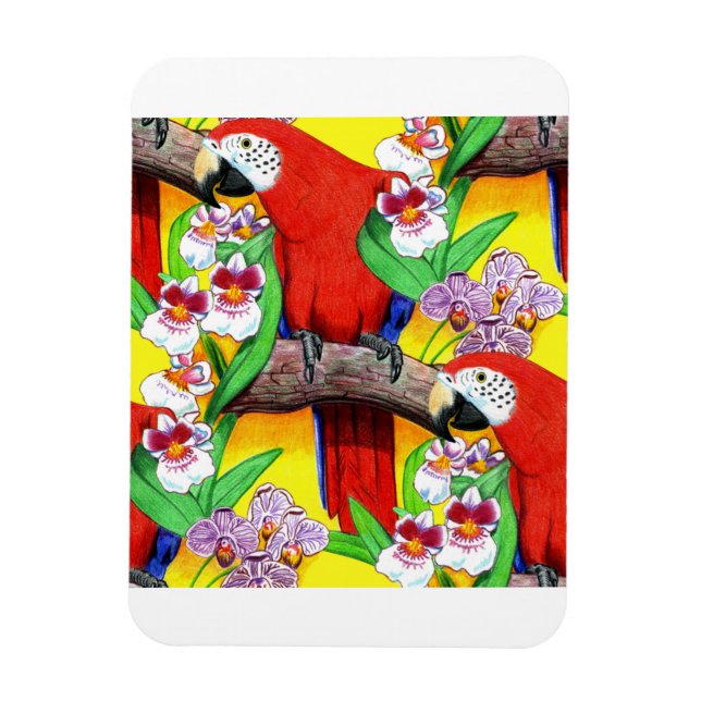 Scarlet McCaw Magnet (Vertikal)