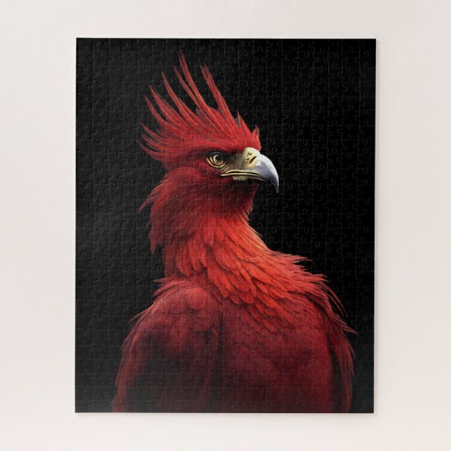 Scarlet Phoenix Sits stolz (Vertikal)