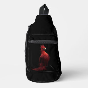 Scarlet Phoenix Sits stolz Crossbody Bag