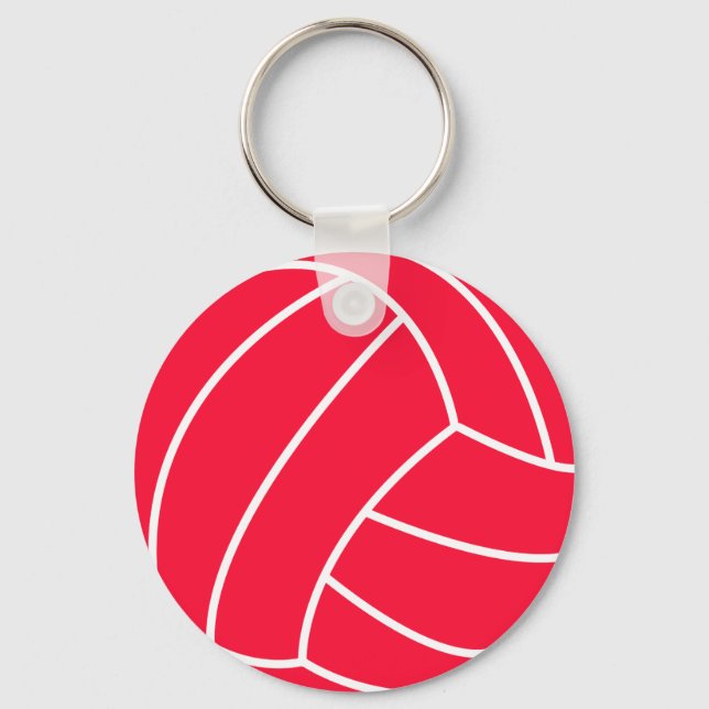 Scarlet Red Volleyball Schlüsselanhänger (Vorderseite)