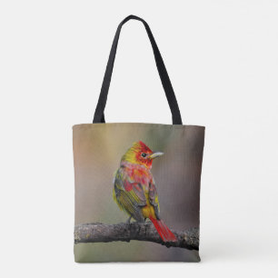 Scarlet Tanager Molting - Original Foto Tasche