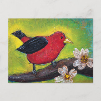 Scarlet Tanager Postkarte