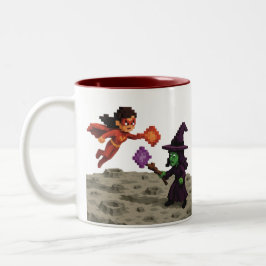 Scarlet Vega Showdown Zweifarbige Tasse