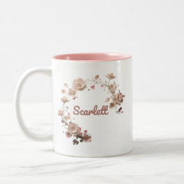 Scarlett Floral Tasse