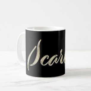 Scarlett white gold Handwriting Tasse de café