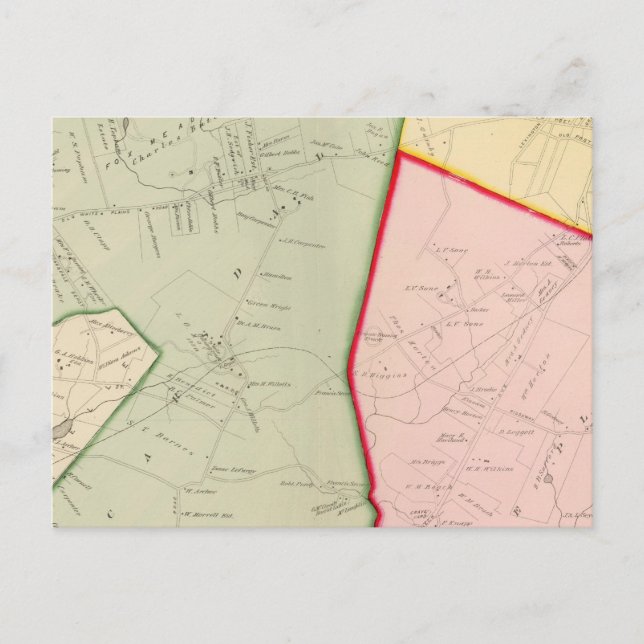 Scarsdale, White Plains, New York Postkarte (Vorderseite)