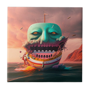 Scary boat fliese