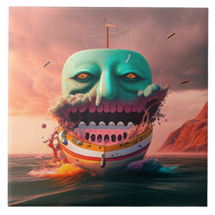 Scary boat fliese
