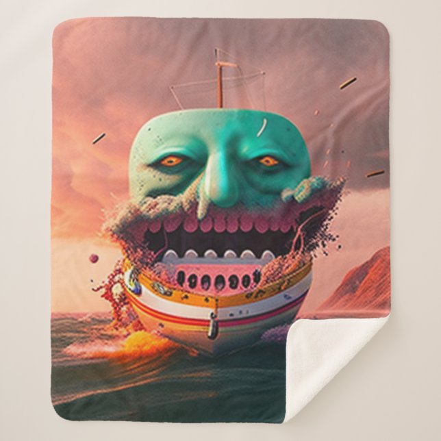 Scary boat sherpadecke (Vorderseite)