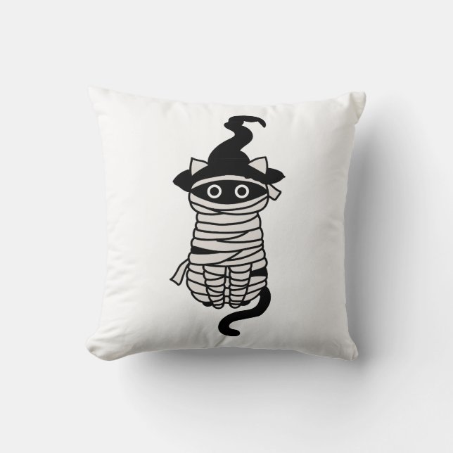 Scary cat wrapped kissen (Vorderseite)