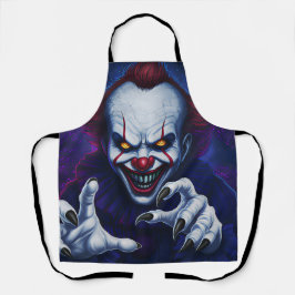 Scary Clown Apron Schürze