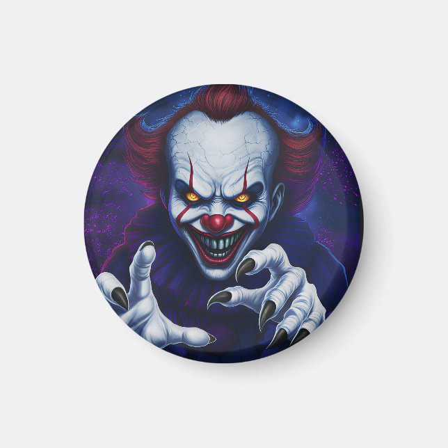 Scary Clown Magnets Magnet (Vorne)