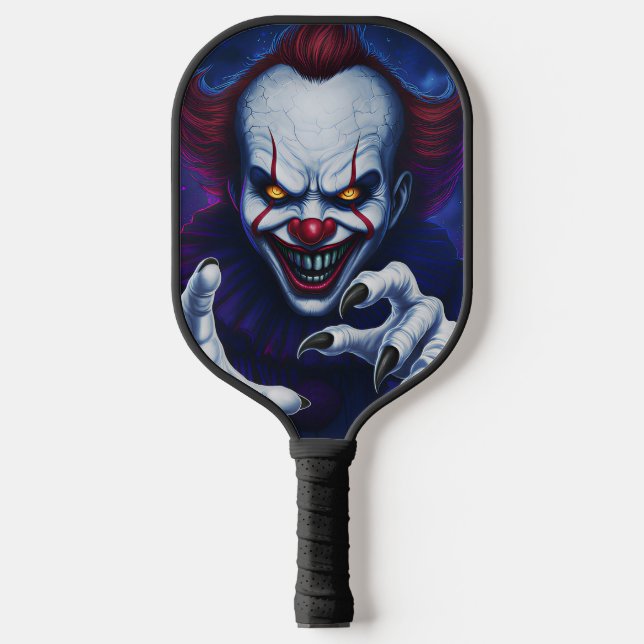 Scary Clown Pickleball Paddle (Vorderseite)