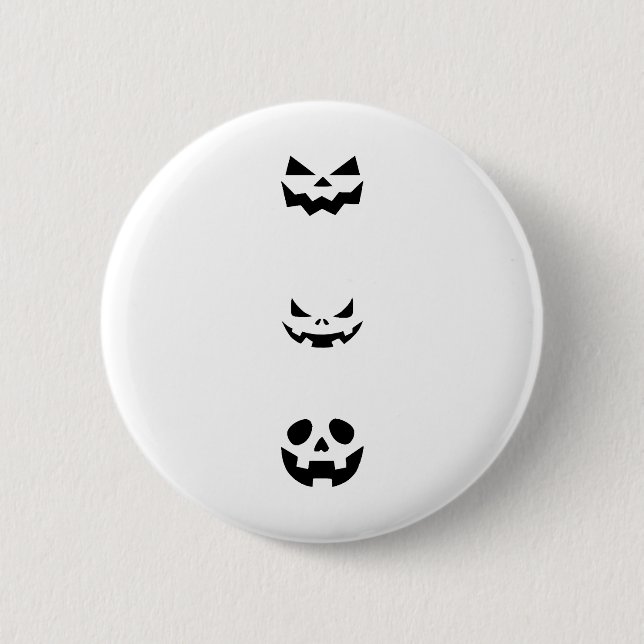 Scary Halloween Faces Button (Vorderseite)