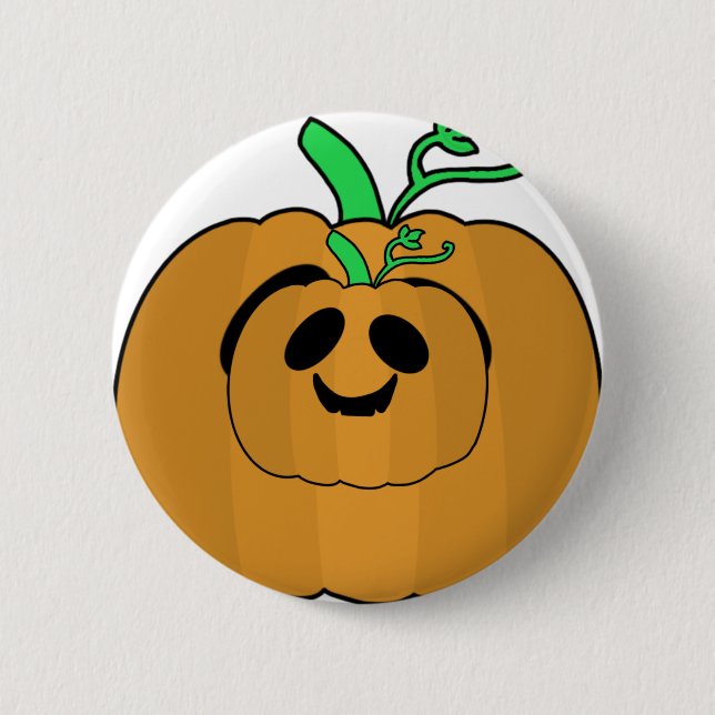 Scary Pumpkin Halloween V2   Button (Vorderseite)