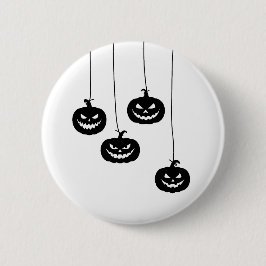 Scary Pumpkin hanging Button