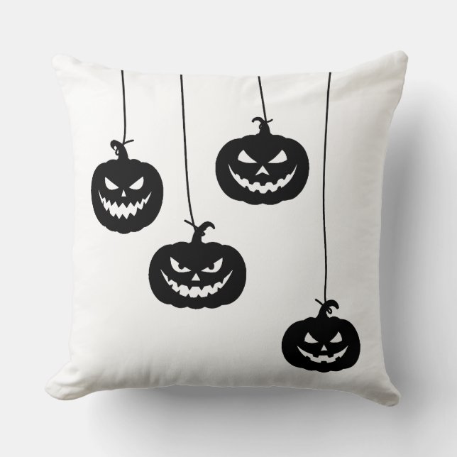 Scary Pumpkin hanging Kissen (Vorderseite)