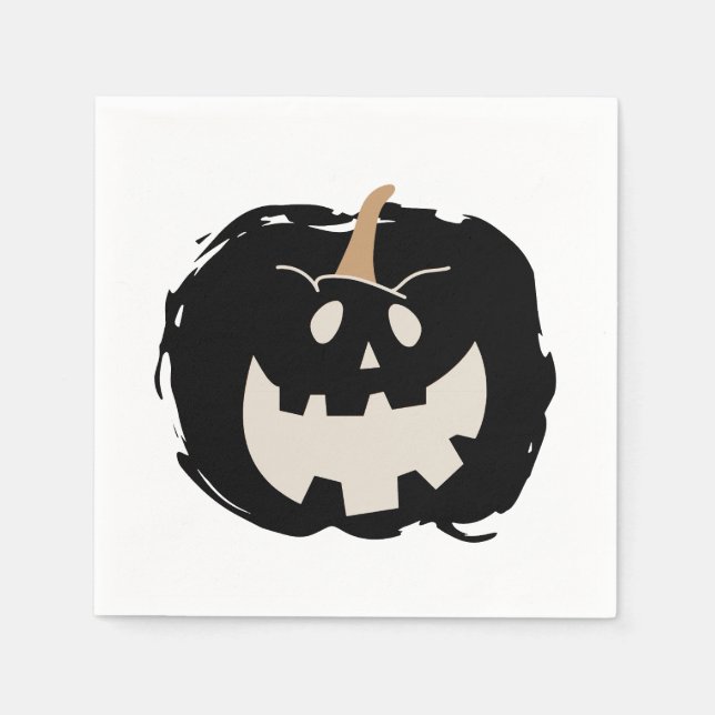 Scary Pumpkin Serviette (Vorderseite)