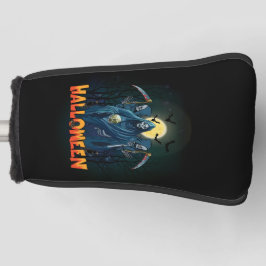 Scary Skeleton Night Halloween, mein Halloween Moo Golf Headcover