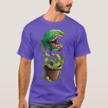 Scary Venus Fly Trap  Botanical Gardening Plant  T-Shirt<br><div class="desc">Scary Venus Fly Trap  Botanical Gardening Plant  .Check out our gardening t shirts selection for the very best in unique or custom,  handmade pieces from our clothing shops</div>