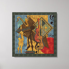 Scat Masters Jazz Serie Wrapped Canvas Leinwanddruck