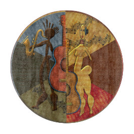 Scat Masters (Jazz Series Pt. 6) Charcuterie Board Schneidebrett