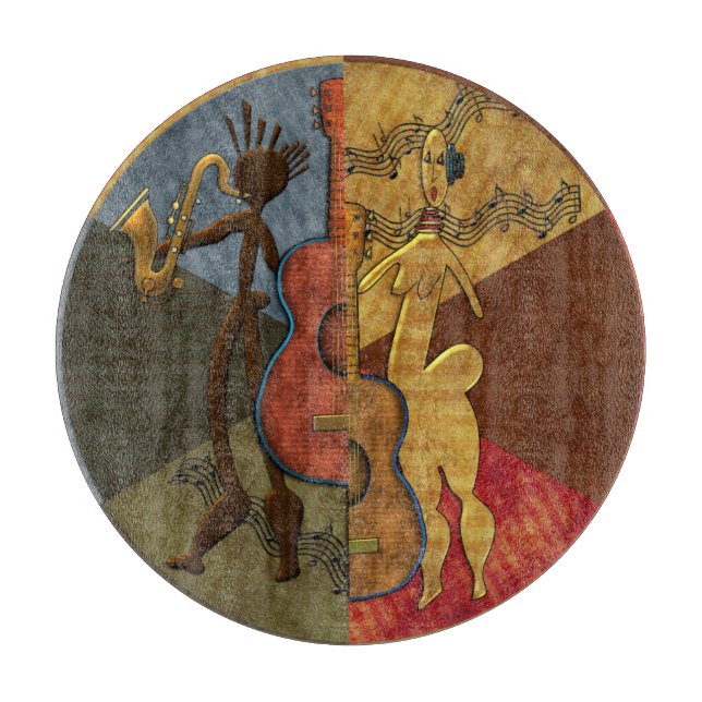 Scat Masters (Jazz Series Pt. 6) Charcuterie Board Schneidebrett (Vorderseite)