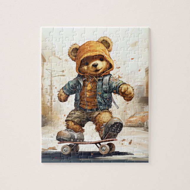 Scater Teddy Bear Puzzle (Vertical)