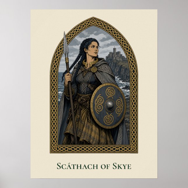 Scathach von Skye Poster (Vorne)