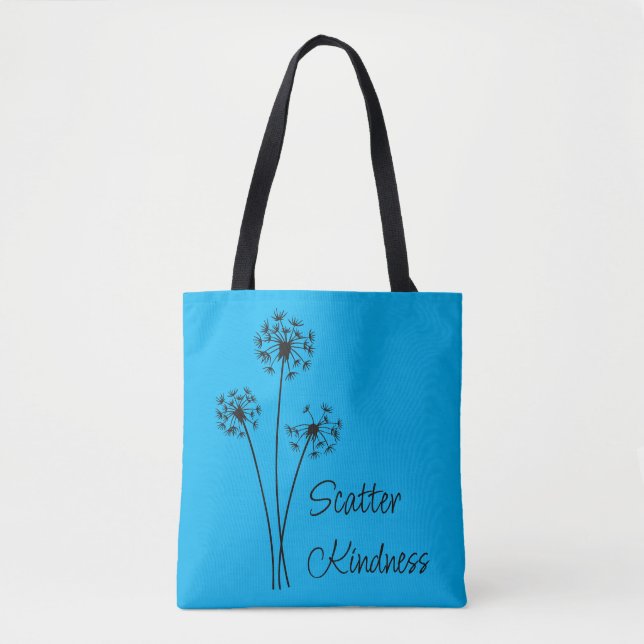 Scatter Kindness Dandelion Kaskade Tasche (Vorderseite)