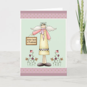 Scatter Seeds Freundschaft Soft Prix Grußkarte Karte