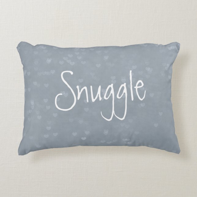 Scattered Hearts Snugggle Zierkissen (Vorderseite)
