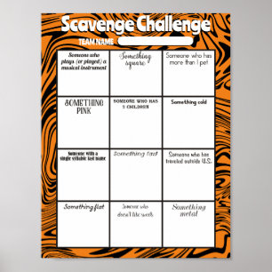 Scavenger Jagd Büroeis Breaker Spiel heruntergefah Poster