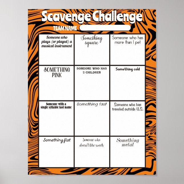 Scavenger Jagd Büroeis Breaker Spiel heruntergefah Poster (Vorne)